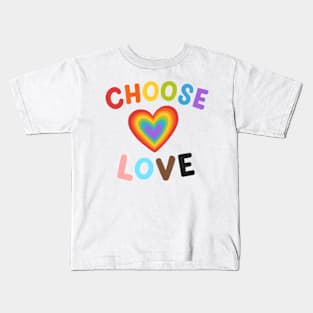 LGBT Pride Choose Love Kids T-Shirt